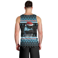 Cat Christmas Men Tank Top It’s Fine I’m Fine Everything Is Fine - Wonder Print Shop