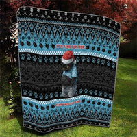 Cat Christmas Quilt It’s Fine I’m Fine Everything Is Fine - Wonder Print Shop