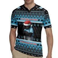 Cat Christmas Rugby Jersey It’s Fine I’m Fine Everything Is Fine - Wonder Print Shop