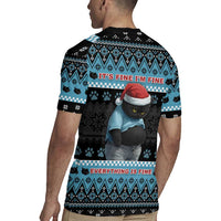 Cat Christmas Rugby Jersey It’s Fine I’m Fine Everything Is Fine - Wonder Print Shop