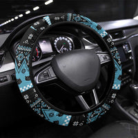 Cat Christmas Steering Wheel Cover It’s Fine I’m Fine Everything Is Fine - Wonder Print Shop