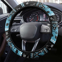 Cat Christmas Steering Wheel Cover It’s Fine I’m Fine Everything Is Fine - Wonder Print Shop