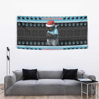 Cat Christmas Tapestry It’s Fine I’m Fine Everything Is Fine - Wonder Print Shop