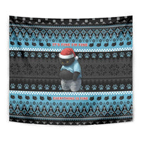 Cat Christmas Tapestry It’s Fine I’m Fine Everything Is Fine - Wonder Print Shop
