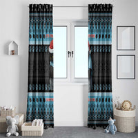Cat Christmas Window Curtain It’s Fine I’m Fine Everything Is Fine - Wonder Print Shop