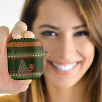 Book Lovers Christmas AirPods Case Gingerbread With Xmas Book Tree - Wonder Print Shop