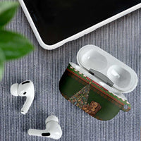 Book Lovers Christmas AirPods Case Gingerbread With Xmas Book Tree - Wonder Print Shop