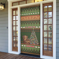 Book Lovers Christmas Door Cover Gingerbread With Xmas Book Tree - Wonder Print Shop