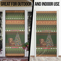 Book Lovers Christmas Door Cover Gingerbread With Xmas Book Tree - Wonder Print Shop