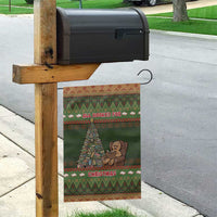 Book Lovers Christmas Garden Flag Gingerbread With Xmas Book Tree - Wonder Print Shop