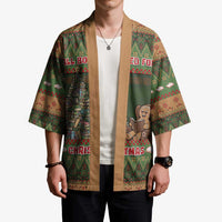 Book Lovers Christmas Kimono Gingerbread With Xmas Book Tree - Wonder Print Shop