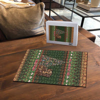 Book Lovers Christmas Puzzle Gingerbread With Xmas Book Tree - Wonder Print Shop