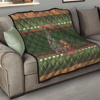 Book Lovers Christmas Quilt Gingerbread With Xmas Book Tree - Wonder Print Shop