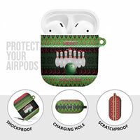 Bowling Christmas AirPods Case Merry Bowlmas - Wonder Print Shop