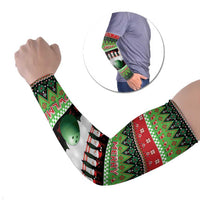 Bowling Christmas Arm Sleeves Merry Bowlmas - Wonder Print Shop