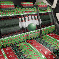 Bowling Christmas Back Car Seat Cover Merry Bowlmas - Wonder Print Shop