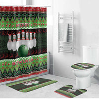 Bowling Christmas Bathroom Set Merry Bowlmas - Wonder Print Shop