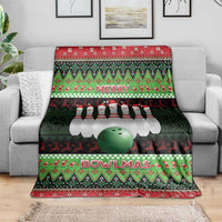 Bowling Christmas Blanket Merry Bowlmas - Wonder Print Shop