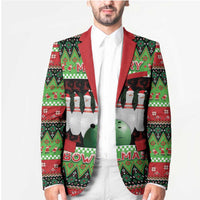 Bowling Christmas Blazer Merry Bowlmas - Wonder Print Shop