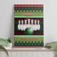 Bowling Christmas Canvas Wall Art Merry Bowlmas - Wonder Print Shop