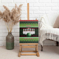 Bowling Christmas Canvas Wall Art Merry Bowlmas - Wonder Print Shop