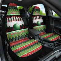 Bowling Christmas Car Seat Cover Merry Bowlmas - Wonder Print Shop