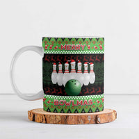 Bowling Christmas Ceramic Mug Merry Bowlmas - Wonder Print Shop