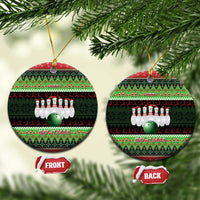 Bowling Christmas Ceramic Ornament Merry Bowlmas - Wonder Print Shop