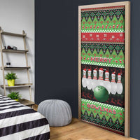 Bowling Christmas Door Cover Merry Bowlmas - Wonder Print Shop