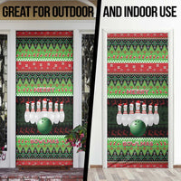 Bowling Christmas Door Cover Merry Bowlmas - Wonder Print Shop