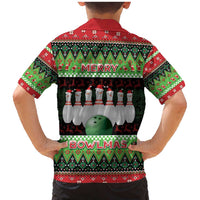 Bowling Christmas Family Matching Mermaid Dress and Hawaiian Shirt Merry Bowlmas - Wonder Print Shop