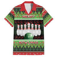 Bowling Christmas Family Matching Puletasi and Hawaiian Shirt Merry Bowlmas - Wonder Print Shop