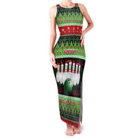 Bowling Christmas Family Matching Tank Maxi Dress and Hawaiian Shirt Merry Bowlmas - Wonder Print Shop