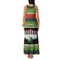 Bowling Christmas Family Matching Tank Maxi Dress and Hawaiian Shirt Merry Bowlmas - Wonder Print Shop