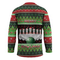 Bowling Christmas Hockey Jersey Merry Bowlmas - Wonder Print Shop