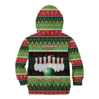 Bowling Christmas Kid Hoodie Merry Bowlmas - Wonder Print Shop