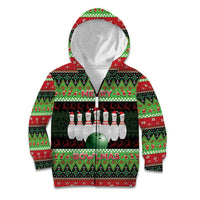 Bowling Christmas Kid Hoodie Merry Bowlmas - Wonder Print Shop