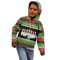 Bowling Christmas Kid Hoodie Merry Bowlmas - Wonder Print Shop