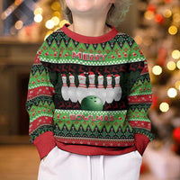 Bowling Christmas Kid Ugly Christmas Sweater Merry Bowlmas - Wonder Print Shop