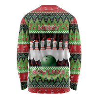 Bowling Christmas Long Sleeve Shirt Merry Bowlmas - Wonder Print Shop