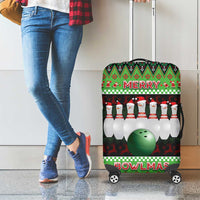 Bowling Christmas Luggage Cover Merry Bowlmas - Wonder Print Shop