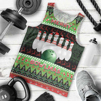 Bowling Christmas Men Tank Top Merry Bowlmas - Wonder Print Shop
