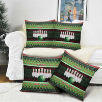 Bowling Christmas Pillow Cover Merry Bowlmas - Wonder Print Shop