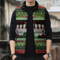 Bowling Christmas Sleeveless Puffer Jacket Merry Bowlmas - Wonder Print Shop