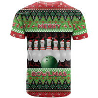 Bowling Christmas T Shirt Merry Bowlmas - Wonder Print Shop