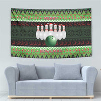 Bowling Christmas Tapestry Merry Bowlmas - Wonder Print Shop