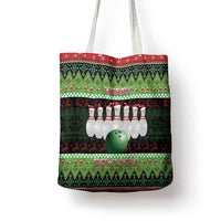 Bowling Christmas Tote Bag Merry Bowlmas - Wonder Print Shop