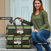 Bowling Christmas Travel Bag Merry Bowlmas - Wonder Print Shop