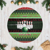 Bowling Christmas Tree Skirt Merry Bowlmas - Wonder Print Shop