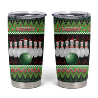 Bowling Christmas Tumbler Cup Merry Bowlmas - Wonder Print Shop